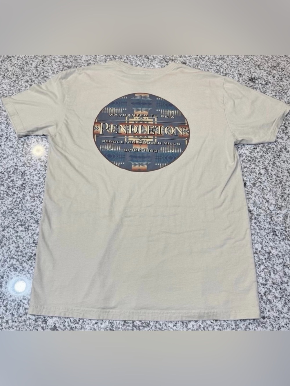 Pendleton T-Shirt Tan, Large, Tan